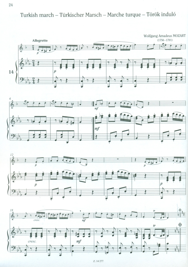 list of trumpet repertoire for intermediate students